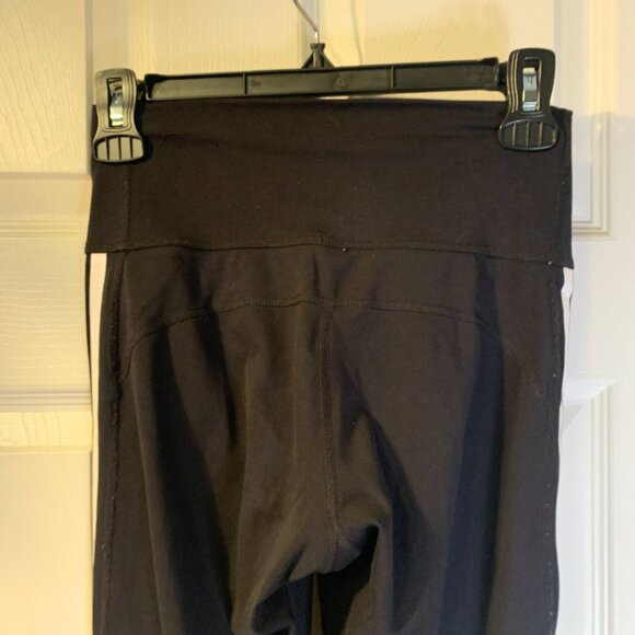 Adidas Believe This Hi Rise Tights Women's Size S 3 Stripes 7/8 Black DH5862 - Picture 5 of 9